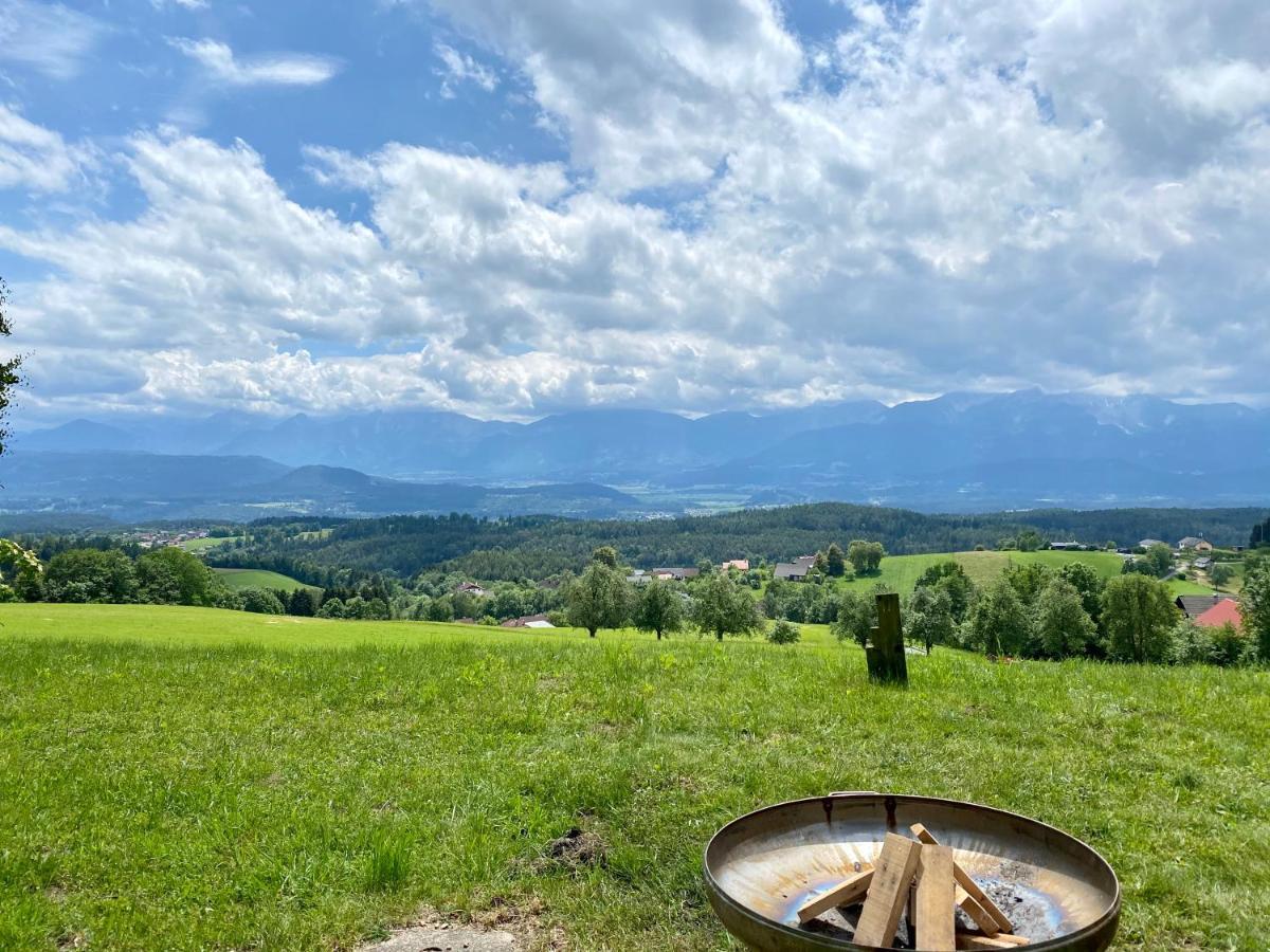 Ferienhaus Karawankenblick Villa Wurzen Bagian luar foto